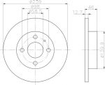 MINTEX MDC382 тормозной диск на ALFA ROMEO 33 (905)