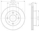 MINTEX MDC583 тормозной диск на NISSAN PRIMERA (P10)