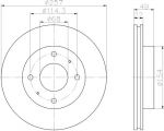 MINTEX MDC584 тормозной диск на NISSAN PRIMERA (P10)