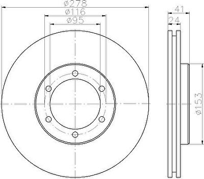 MINTEX MDC822T тормозной диск на LTI TX