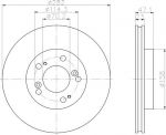 MINTEX MDC998 тормозной диск на HONDA CR-V I (RD)