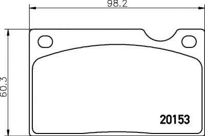 MINTEX MGB576 комплект тормозных колодок, дисковый тормоз на VOLVO 240 Kombi (P245)