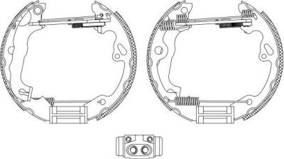 MINTEX MSP174 комплект тормозных колодок на FORD FOCUS (DAW, DBW)