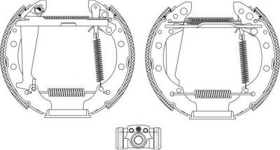 MINTEX MSP279 комплект тормозных колодок на VW LUPO (6X1, 6E1)