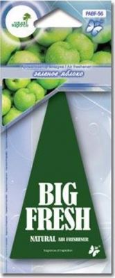 Ароматизатор воздуха пластина BIG FRESH зеленое яблоко (10 шт)