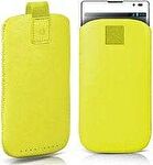 Чехол-карман для телефонов (XL, желтый)