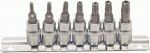 набор головок вставка TORX TS10-TS40 (1/4, 7пр, 5 лучей, планка) АвтоDело 39838