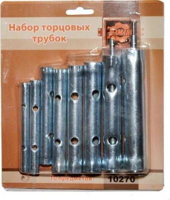 набор торцовых трубок 6-22мм (8шт.+2 воротка) (ТЕХМАШ)