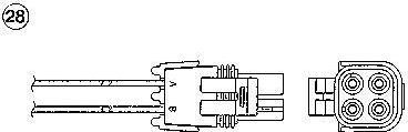 NGK 0156 лямбда-зонд на RENAULT LAGUNA I (B56_, 556_)