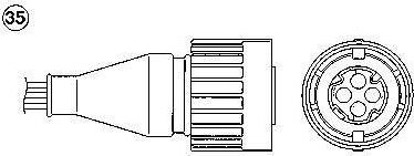 NGK 0273 лямбда-зонд на 5 Touring (E34)