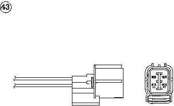 NGK 0499 Кислородный датчик (Zirconium) 0499 OZA569-H1