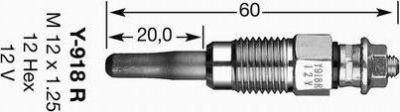 NGK 4182 свеча накаливания на VW PASSAT Variant (3A5, 35I)