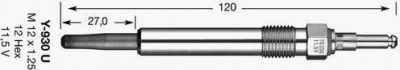 NGK 4275 Свеча накаливания D-POWER 30 (Y-930U)
