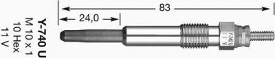 NGK 4818 Свеча накала D-POWER