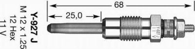 NGK 4916 Свеча накаливания D-POWER DP19 Y-927J (в уп. 10 шт)