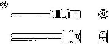 NGK 91071 лямбда-зонд на MERCEDES-BENZ S-CLASS (W126)