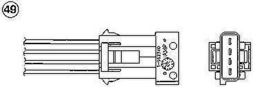 NGK 92419 лямбда-зонд на PEUGEOT 306 (7B, N3, N5)