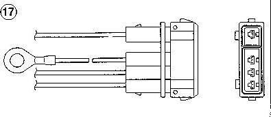 NGK 95373 лямбда-зонд на VW POLO купе (86C, 80)