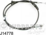NIPPARTS Трос ручного тормоза MITSUBISHI CARISMA/LANCER 95-06 прав. (MB950338, J14778)