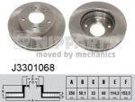 NIPPARTS Диск тормозной NISSAN SERENA 92- передний вент.D=250мм. (40206-9C000, J3301068)