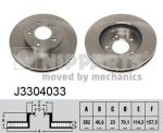 NIPPARTS Диск тормозной передний HONDA CR-V I 95>02 H-RV 97> PRELUDE 96>00 (45251-S2H-N00, J3304033)