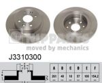 NIPPARTS Диск торм. KIA SHUMA 1.5-1.8 96- зад. (0K2AA-26-251B, J3310300)