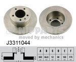 NIPPARTS Диск тормозной OPEL MOVANO 98-/RENAULT MASTER 98-/NISSAN INTERSTAR 02- задний (77003-14107, J3311044)