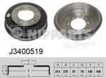 NIPParts J3400519 тормозной барабан на HYUNDAI TERRACAN (HP)
