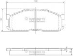 NIPParts J3603025 комплект тормозных колодок, дисковый тормоз на MAZDA E-SERIE фургон (SR2)