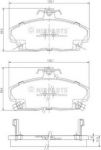 NIPPARTS Колодки тормозные HONDA CIVIC 1.4-1.8 94-05 передние (45022-ST3-E11, J3604031)