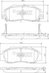 NIPPARTS Колодки тормозные HONDA ACCORD 91-98/CR-V 95-02 передние (572393, J3604032)