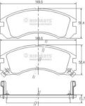 NIPPARTS Колодки тормозные передние MITSUBISHI OUTLANDER 03> PAJERO 90>00> Galant IV V VI 87-00 (4605A774, J3605031)