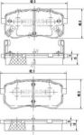 NIPParts J3610307 комплект тормозных колодок, дисковый тормоз на HYUNDAI i10 (PA)