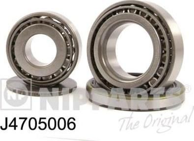 NIPParts J4705006 комплект подшипника ступицы колеса на MITSUBISHI L 300 фургон (P0_W, P1_W, P0_V, P1_V, P_2V, P2_W)