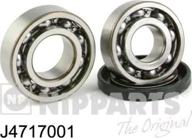 NIPParts J4717001 комплект подшипника ступицы колеса на SUBARU REX II