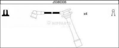 NIPParts J5380306 комплект проводов зажигания на KIA RIO седан (DC_)