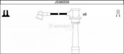 NIPParts J5380509 комплект проводов зажигания на HYUNDAI SANTA FE II (CM)