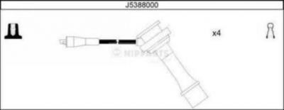NIPParts J5388000 комплект проводов зажигания на TOYOTA CELICA (TA60, RA40, RA6_)