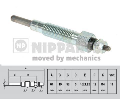 Nipparts Свеча накала NISSAN TERRANO (J5711012)