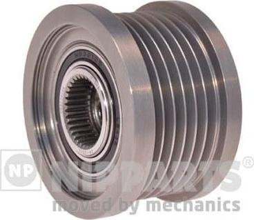 NIPParts N1180901 механизм свободного хода генератора на CHEVROLET AVEO седан (T300)