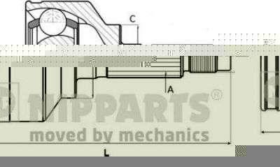 NIPParts N2825042 шарнирный комплект, приводной вал на PROTON PERSONA 400 (C9_S)