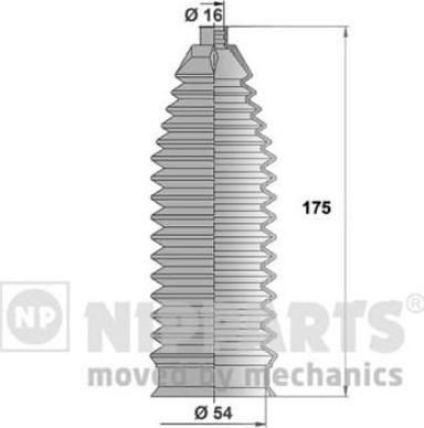 NIPParts N2840312 комплект пылника, рулевое управление на KIA SORENTO II (XM)