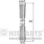 NIPPARTS Пыльник рулевой рейки HONDA CR-V II (RD_) 2.0 02-06 (53534-S9A-003, N2844022)