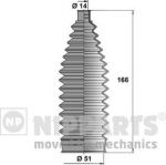Nipparts Пыльник рулевой рейки Mitsubishi LANCER 07-/ASX -10- (N2845012)