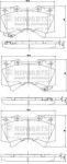 NIPPARTS Колодки тормозные перед. TOYOTA Land Cruiser (J200) 4,5D/4,7L 08-> (0446560280, N3602136)