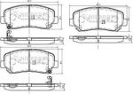 Nipparts Колодки тормозные MAZDA CX-5 11- передние (N3603073)