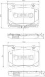NIPPARTS Колодки тормозные HONDA LEGEND 4WD 06- передние (45022-SJA-E00, N3604070)