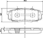 NIPPARTS Колодки тормозные TOYOTA LAND CRUISER J200 4.5D/4.7 07-/LEXUS LX570 08- задние (04466-0C010, N3612043)