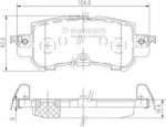 NIPPARTS Колодки тормозные MAZDA CX-5 11- задние (N3613026)