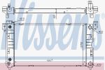 NISSENS Радиатор CHRYSLER VOYAGER 2.0-3.3 95-02 (4682785, 60984)